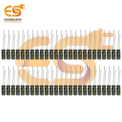 1 μF 63V Polarized Electrolytic Capacitor Pack of 100